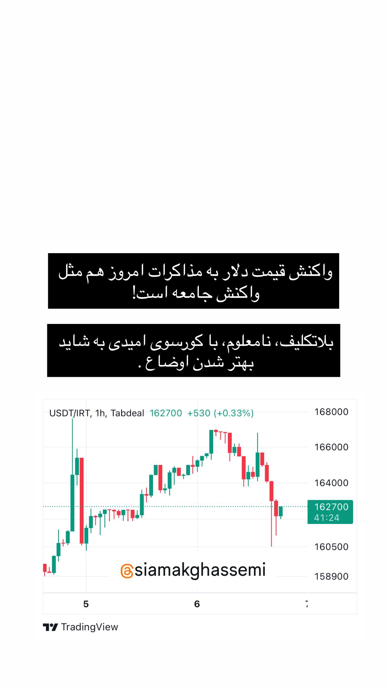  جدید ترین استوری اینستاگرام سیامک قاسمی