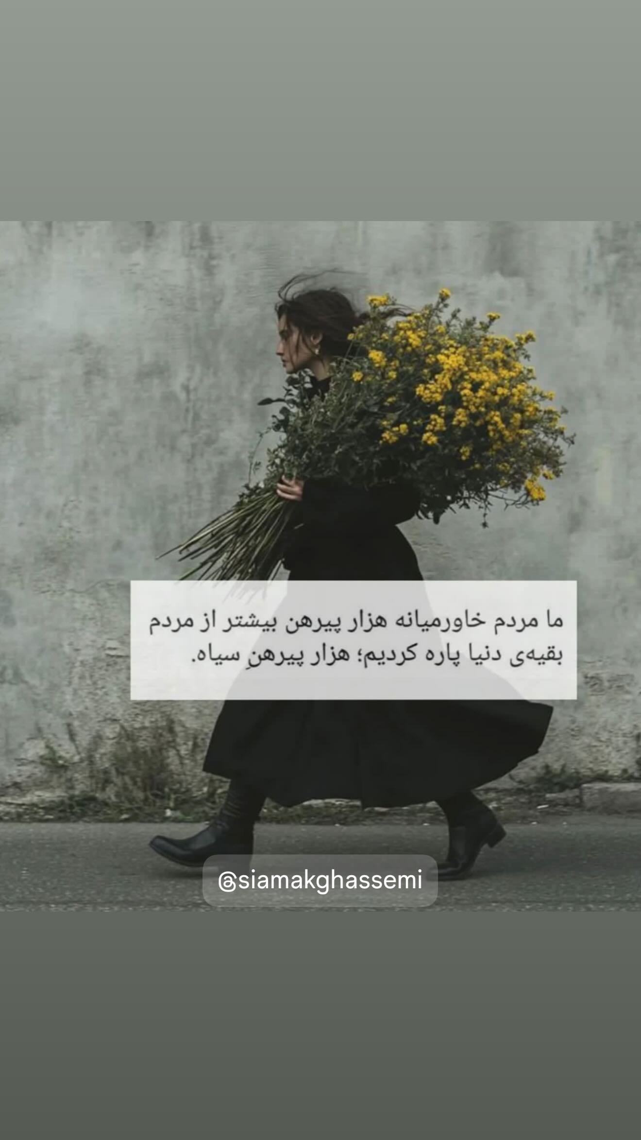  جدید ترین استوری اینستاگرام سیامک قاسمی