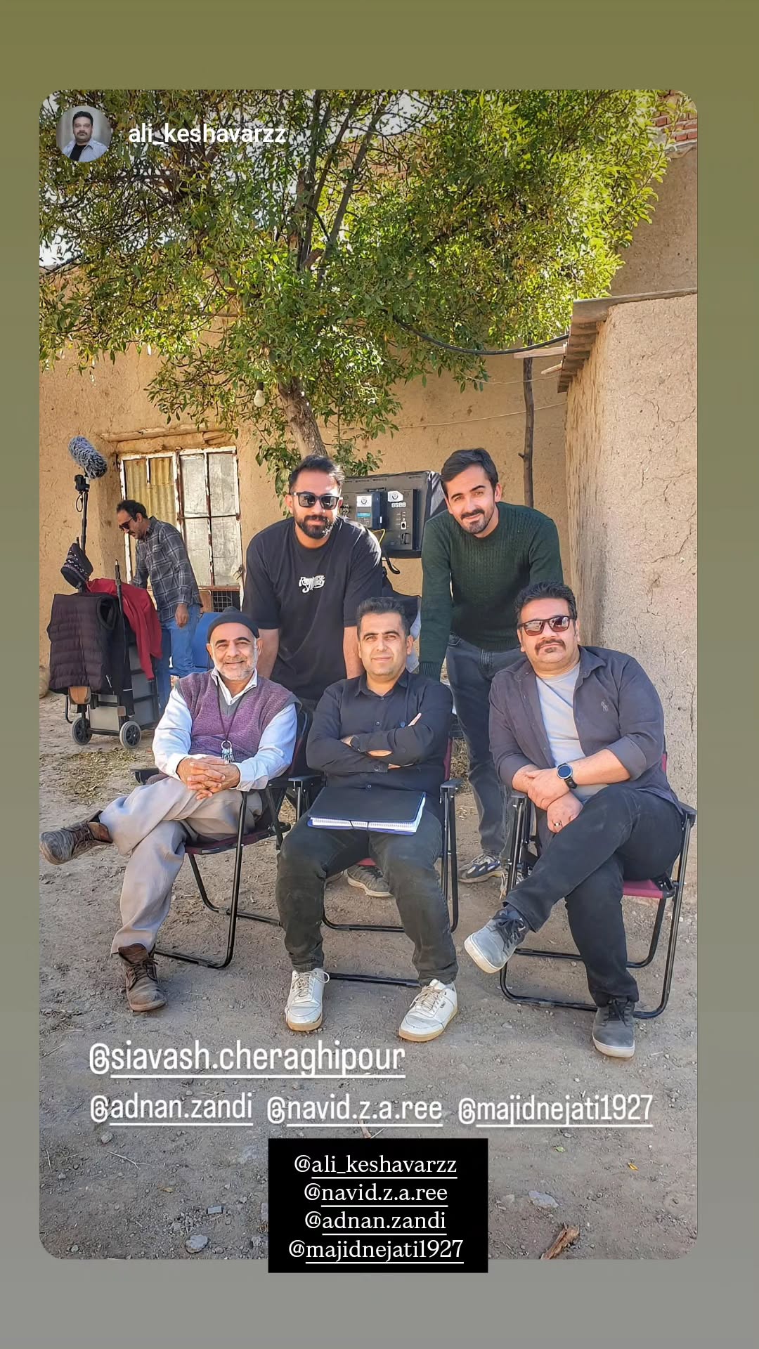  جدید ترین استوری اینستاگرام سیاوش چراغی پور
