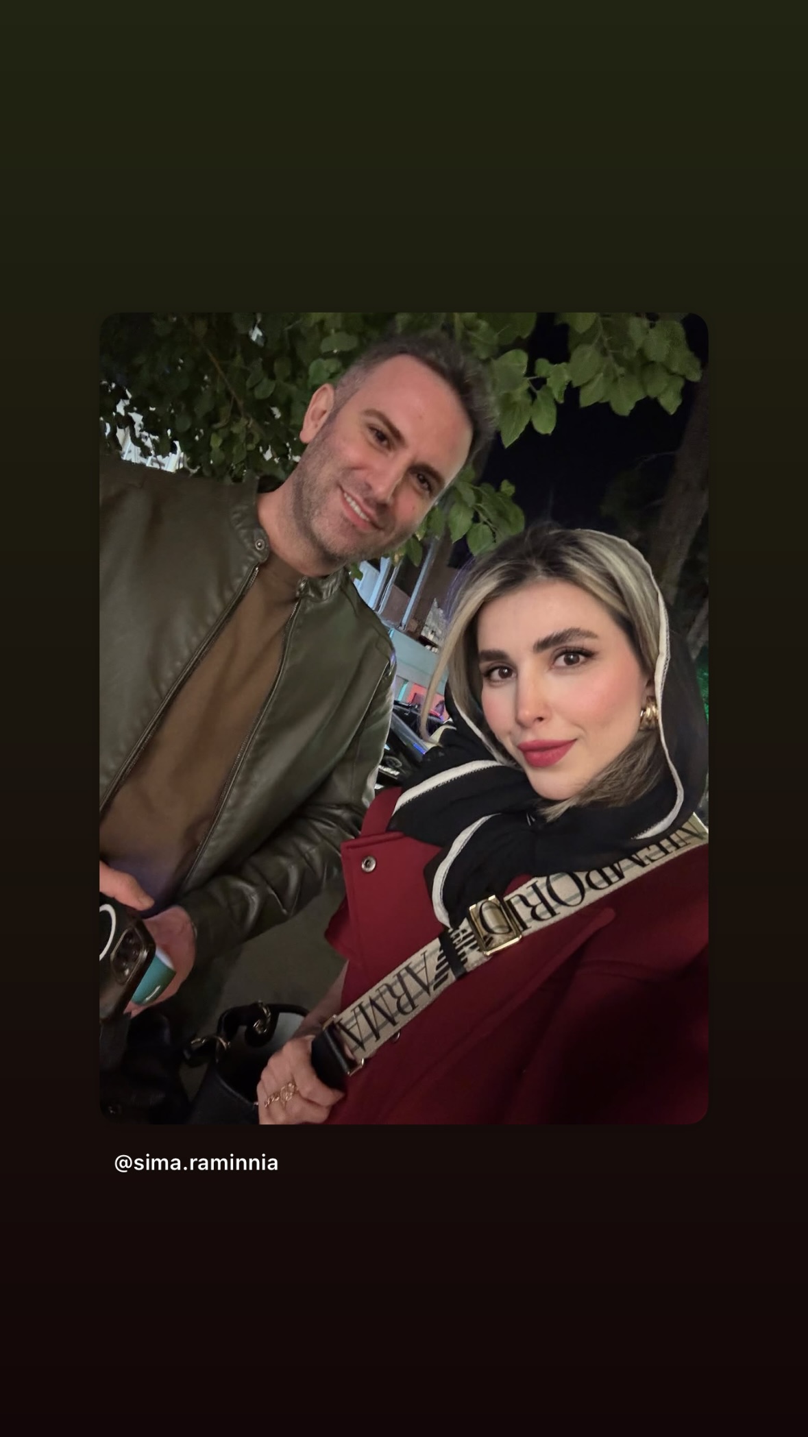  جدید ترین استوری اینستاگرام سیما رامین نیا