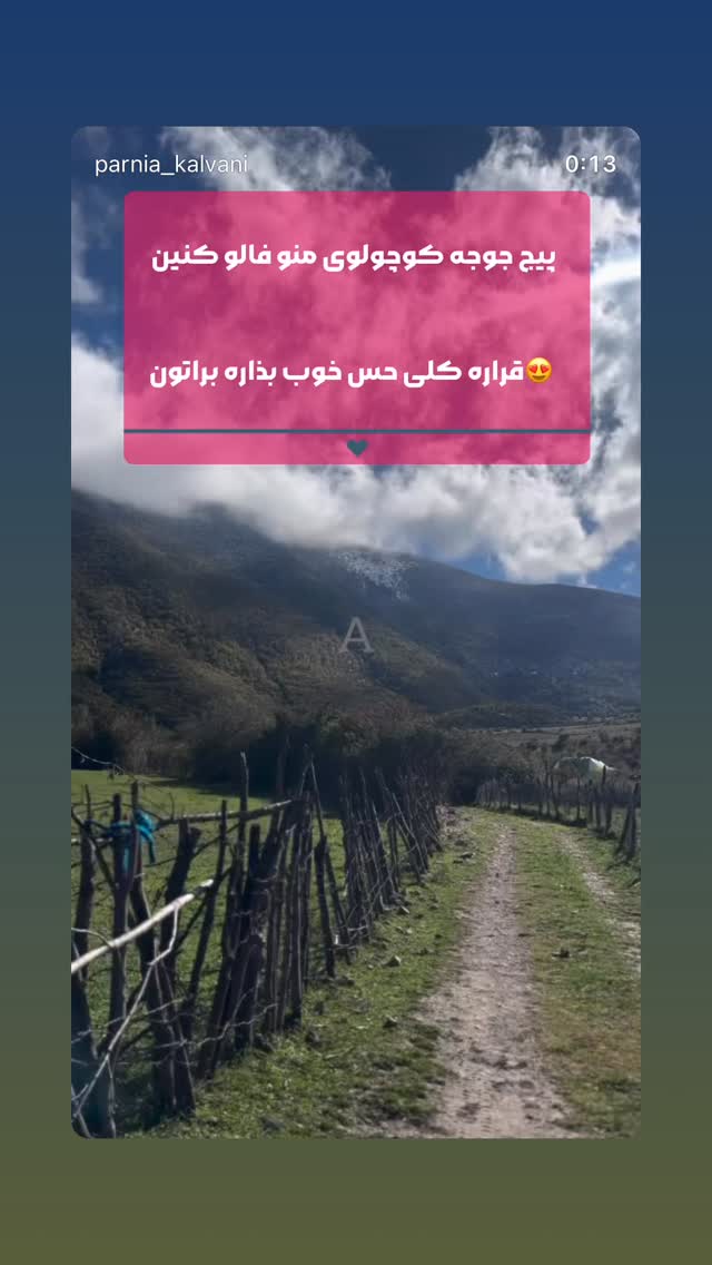 جدید ترین استوری اینستاگرام سیما تقی پور