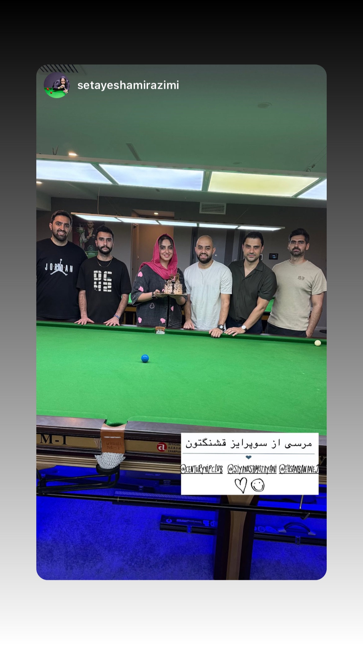  جدید ترین استوری اینستاگرام سیاوش مزینی