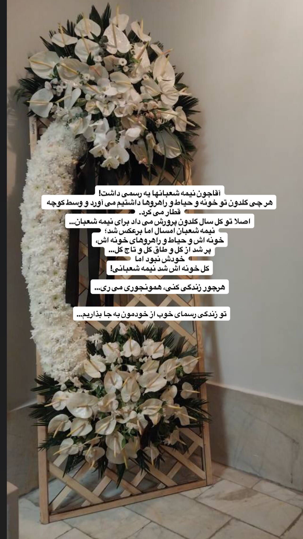 جدید ترین استوری اینستاگرام سميه كاظم بيكى