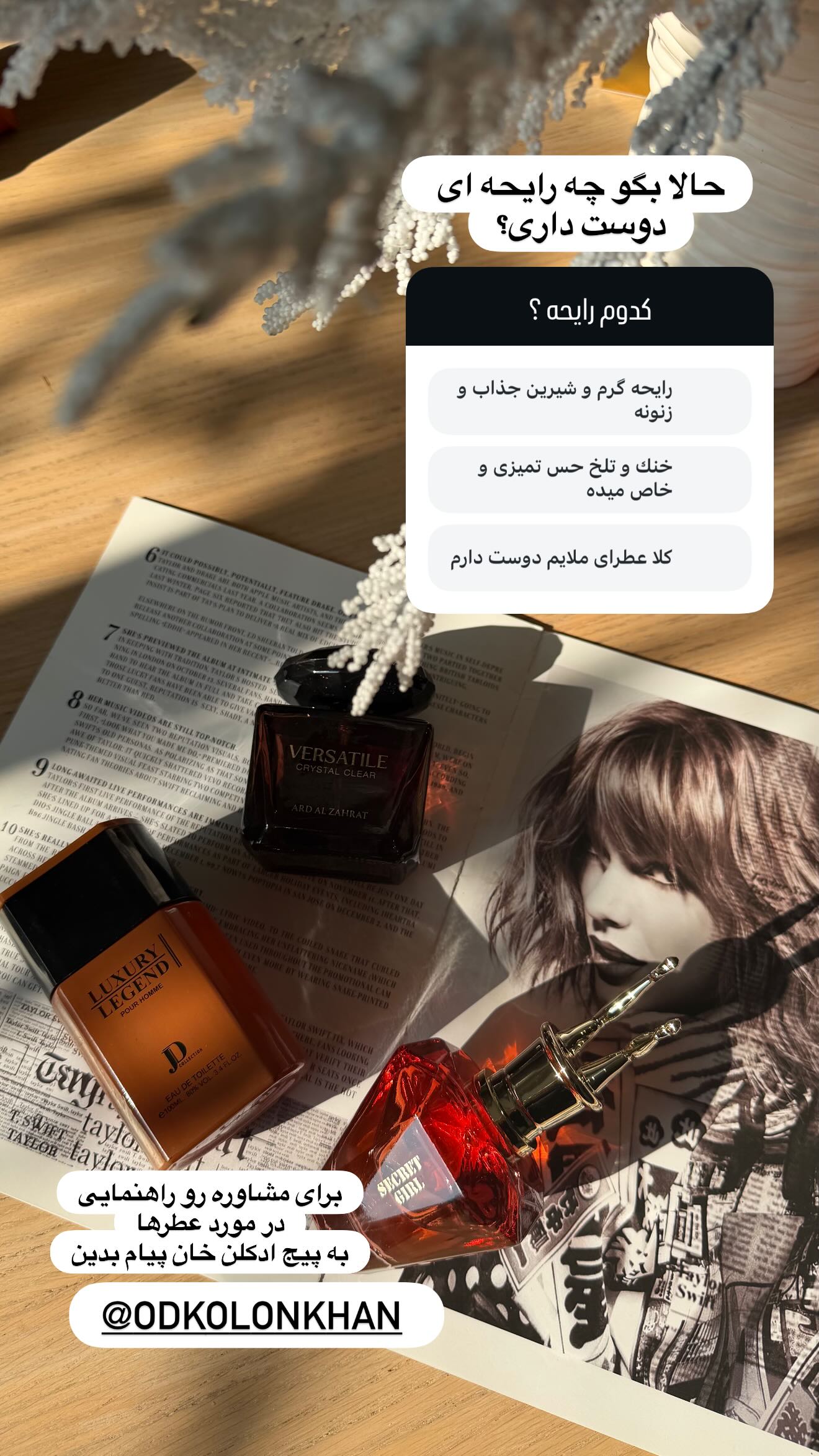  جدید ترین استوری اینستاگرام سوگل میثاقی
