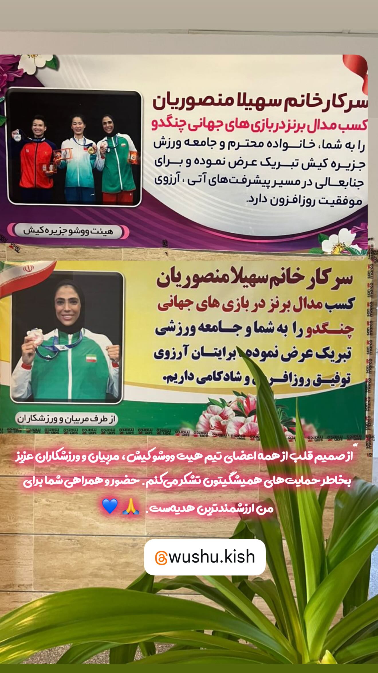  جدید ترین استوری اینستاگرام سهیلا منصوریان