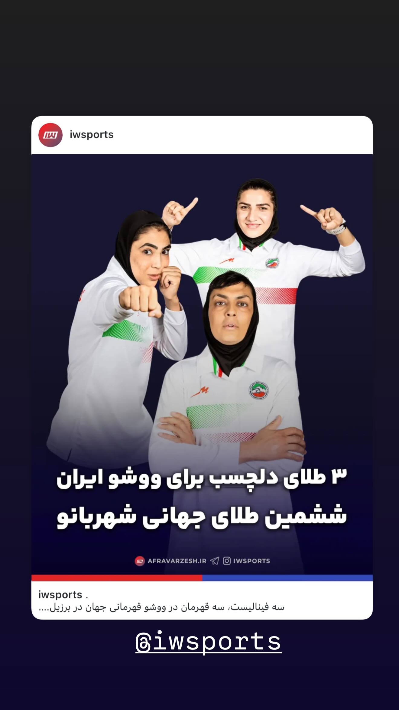  جدید ترین استوری اینستاگرام سهیلا منصوریان