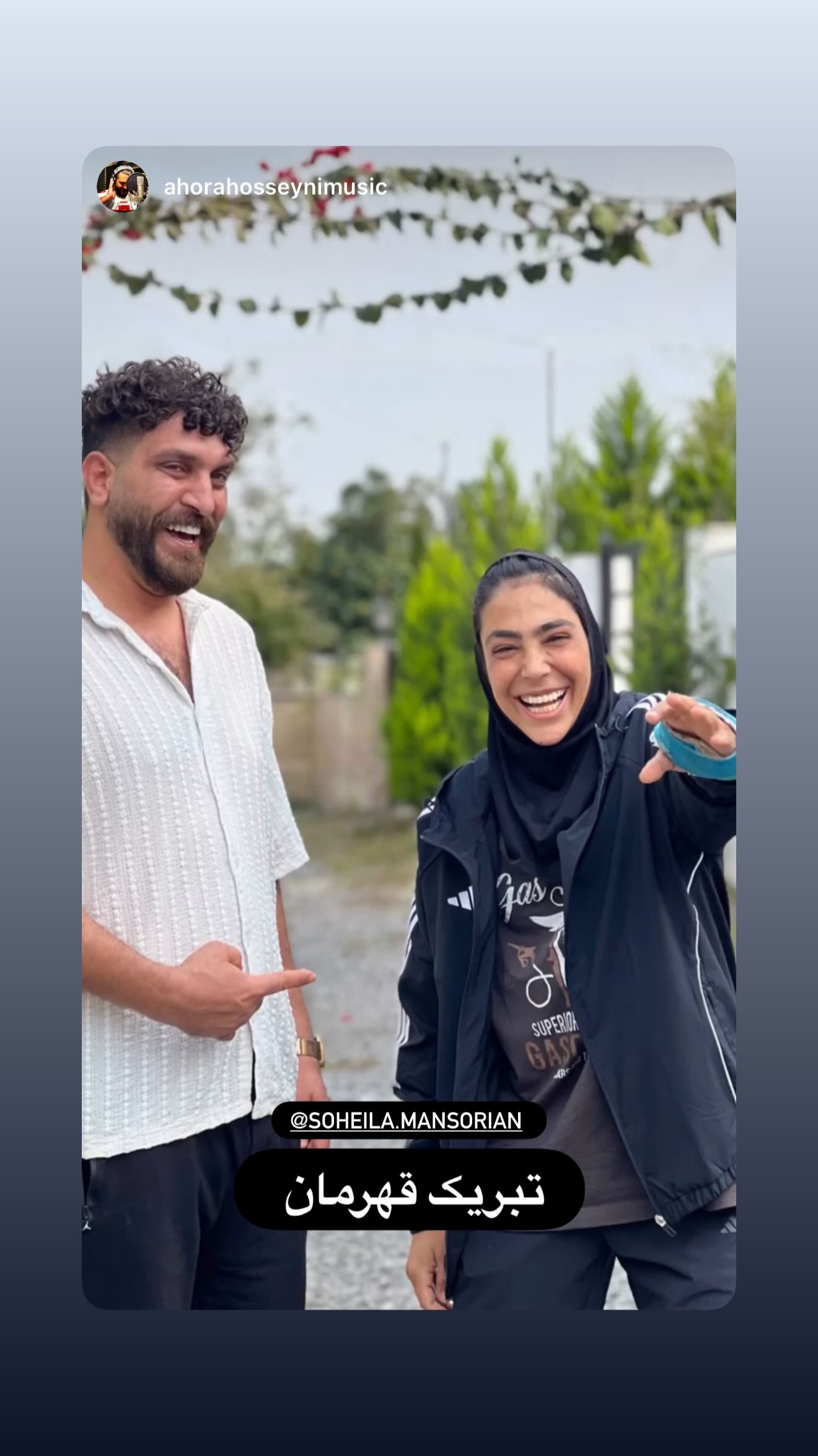  جدید ترین استوری اینستاگرام سهیلا منصوریان