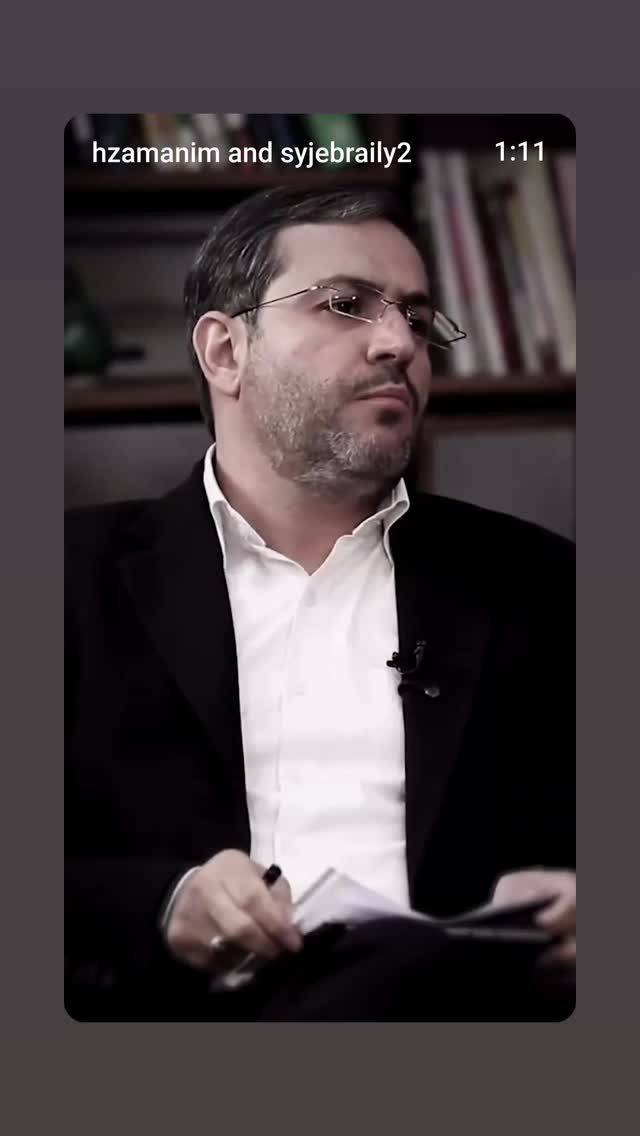  جدید ترین استوری اینستاگرام سید یاسر جبرائیلی