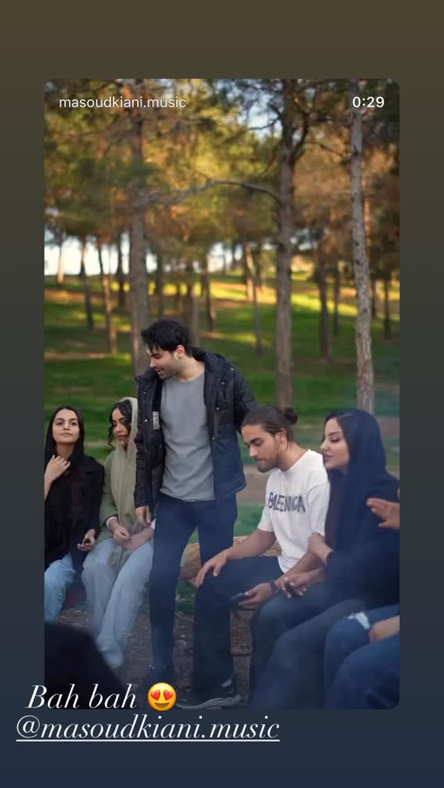  جدید ترین استوری اینستاگرام طاها یوسفی