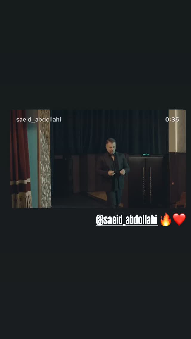  جدید ترین استوری اینستاگرام علیرضا طلیسچی