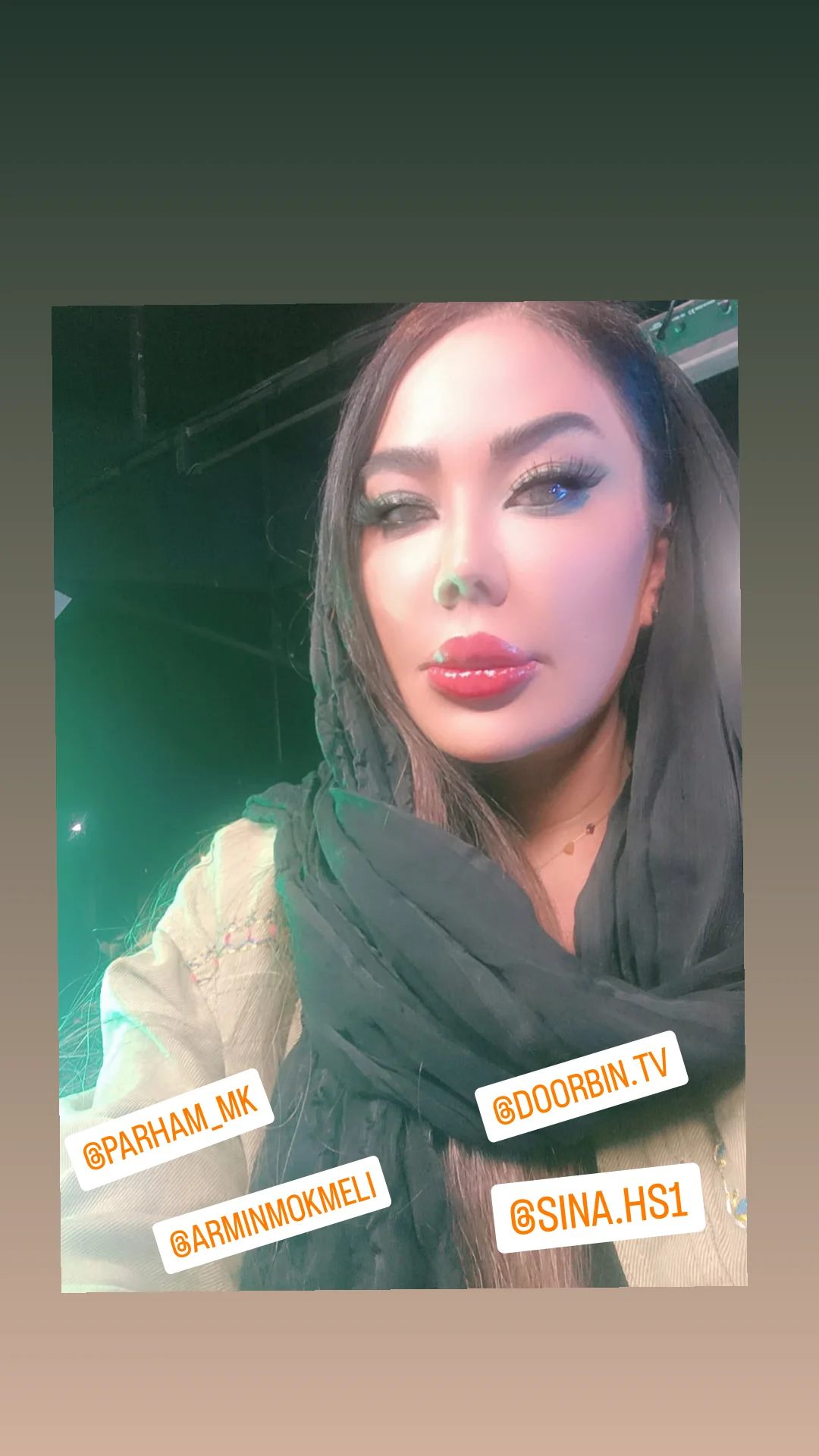 جدید ترین استوری اینستاگرام ترانه مکرم