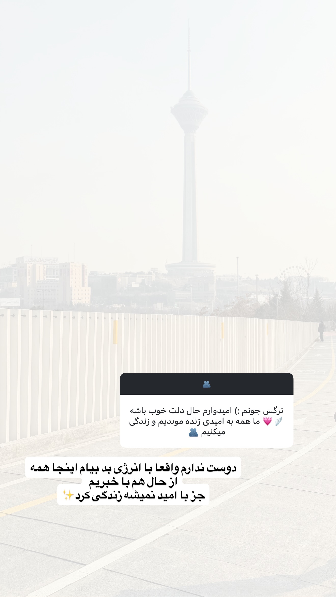  جدید ترین استوری اینستاگرام نرگس دهقانی