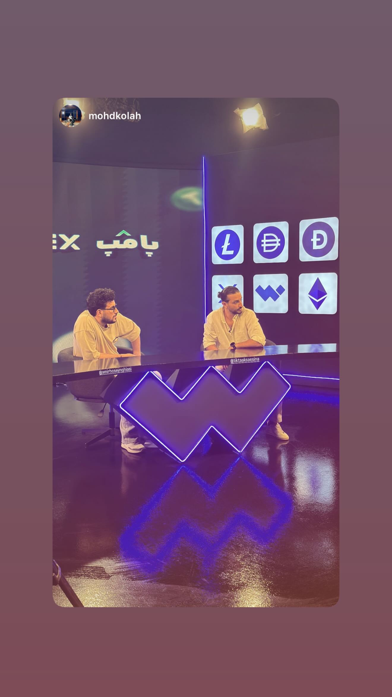  جدید ترین استوری اینستاگرام سینا ساعی