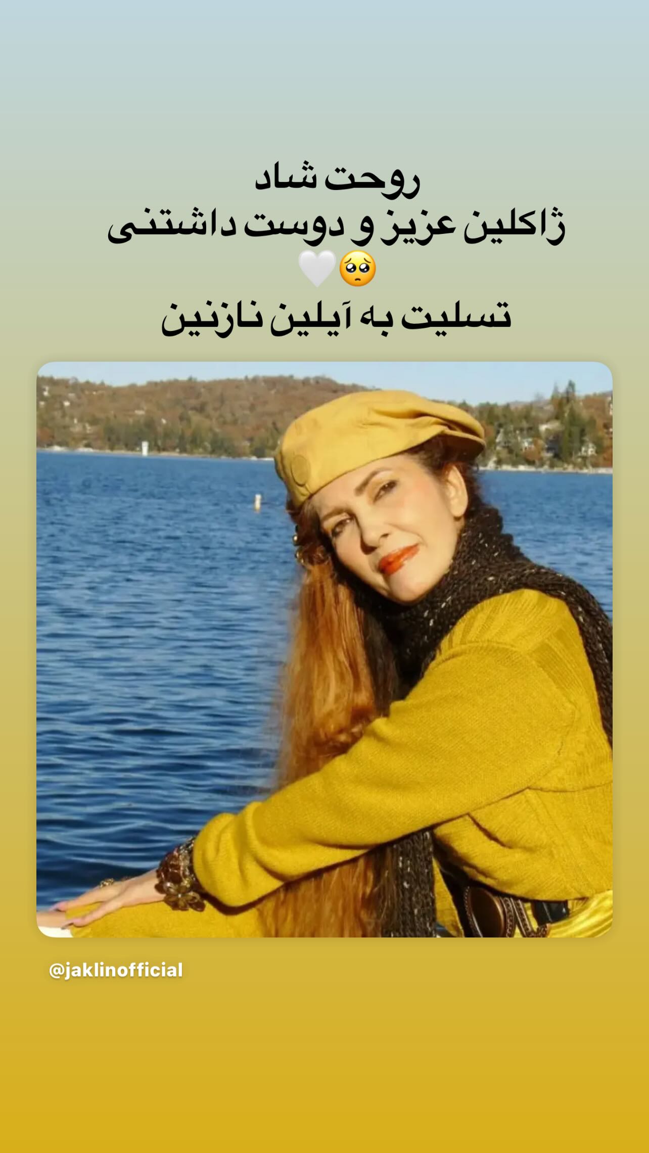  جدید ترین استوری اینستاگرام تینا پاکروان