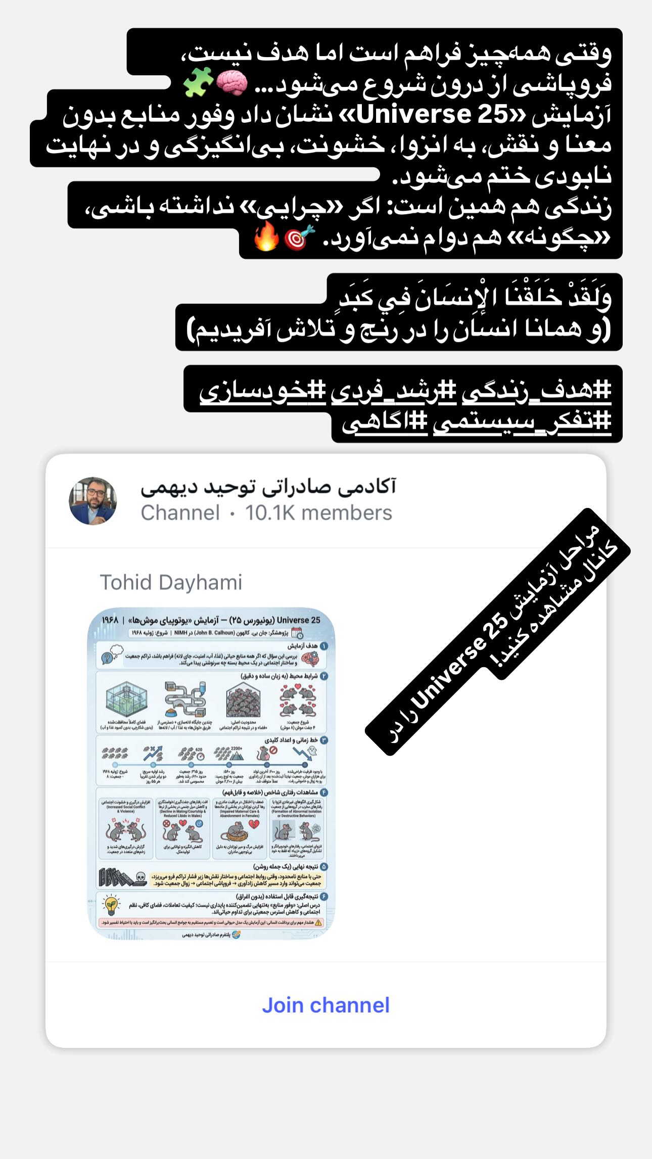  جدید ترین استوری اینستاگرام توحید دیهمی