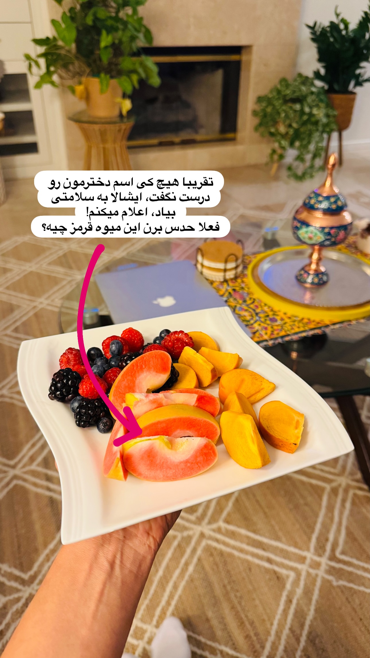  جدید ترین استوری اینستاگرام مریم خسرو انجم