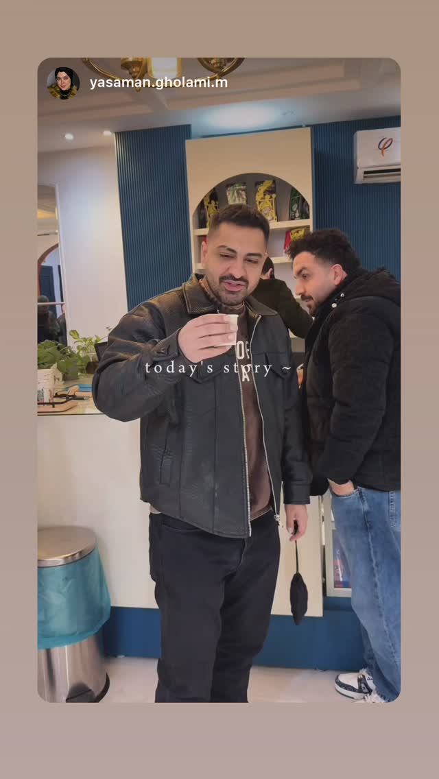  جدید ترین استوری اینستاگرام وحید معصومی