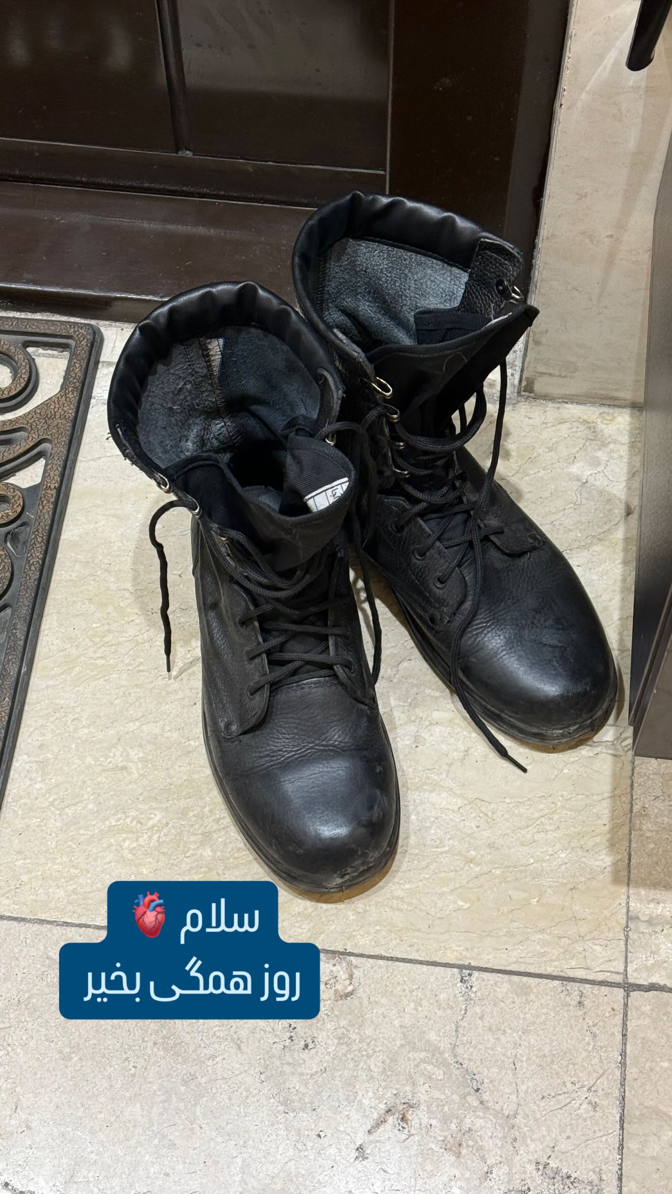  جدید ترین استوری اینستاگرام وحیده علی حسینی