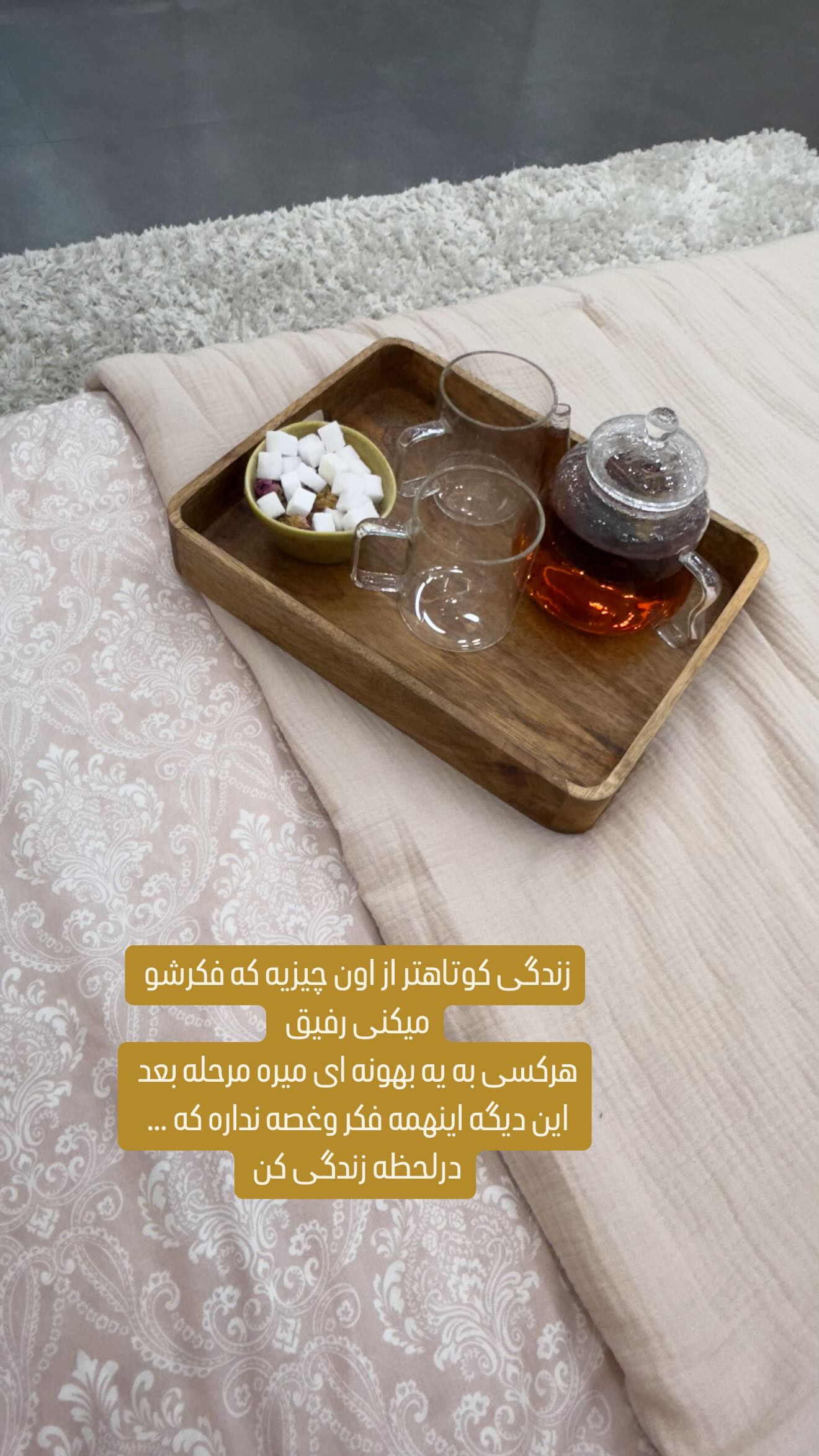 جدید ترین استوری اینستاگرام وحیده علی حسینی