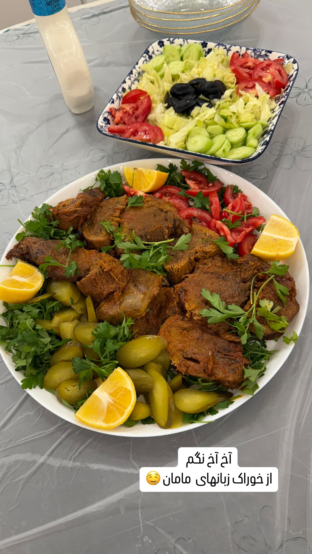  جدید ترین استوری اینستاگرام وحیده علی حسینی