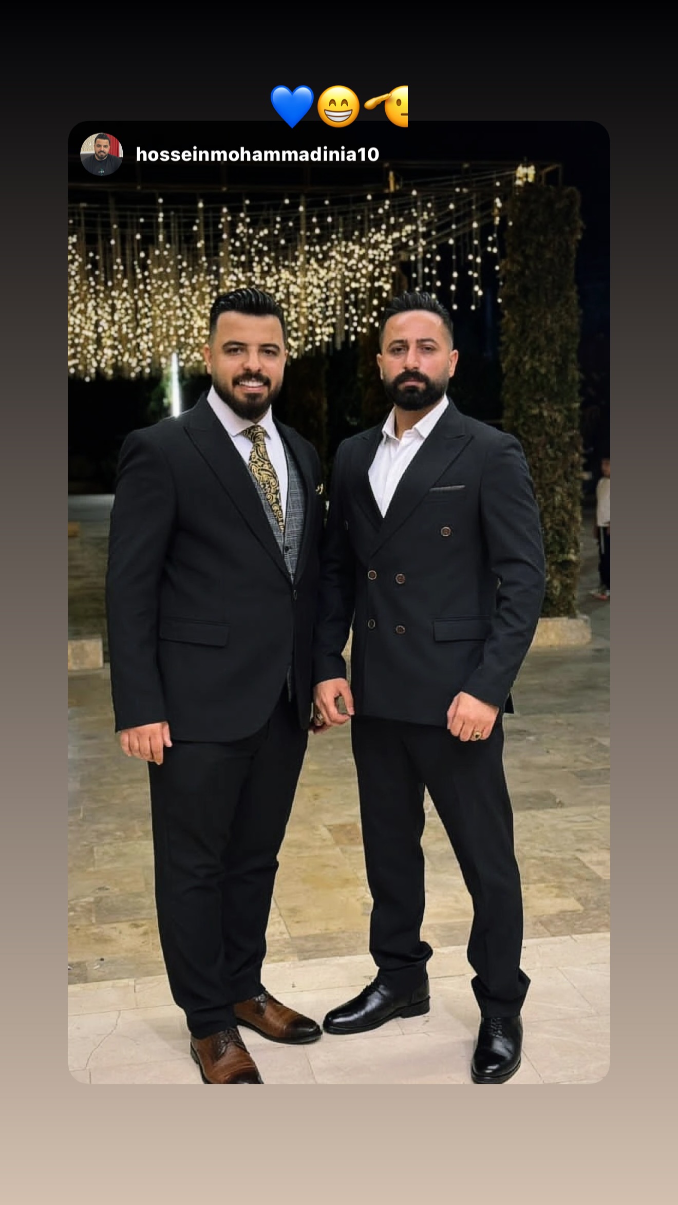  جدید ترین استوری اینستاگرام وحید مرادی