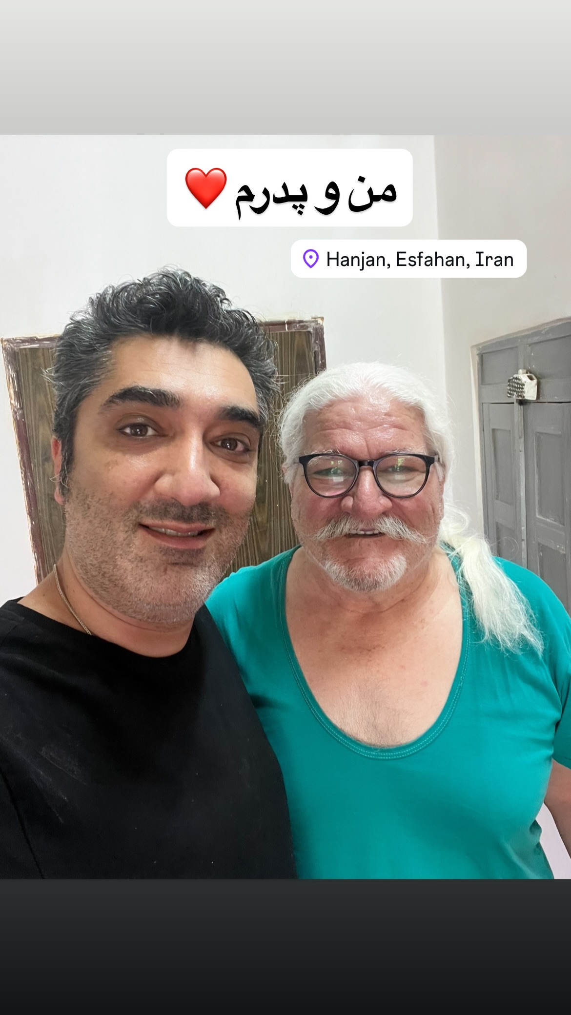  جدید ترین استوری اینستاگرام وحیدرضا صادق پور