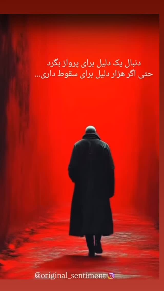  جدید ترین استوری اینستاگرام وحیدرضا صادق پور