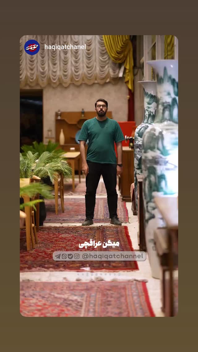  جدید ترین استوری اینستاگرام ولی الله اشرفی