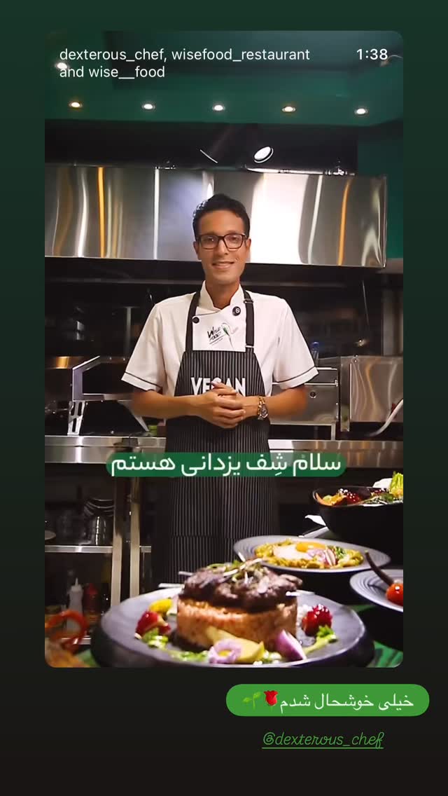  جدید ترین استوری اینستاگرام وگان