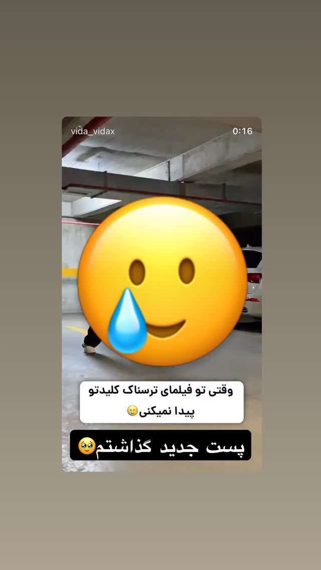  جدید ترین استوری اینستاگرام ویدا کیاروستمی