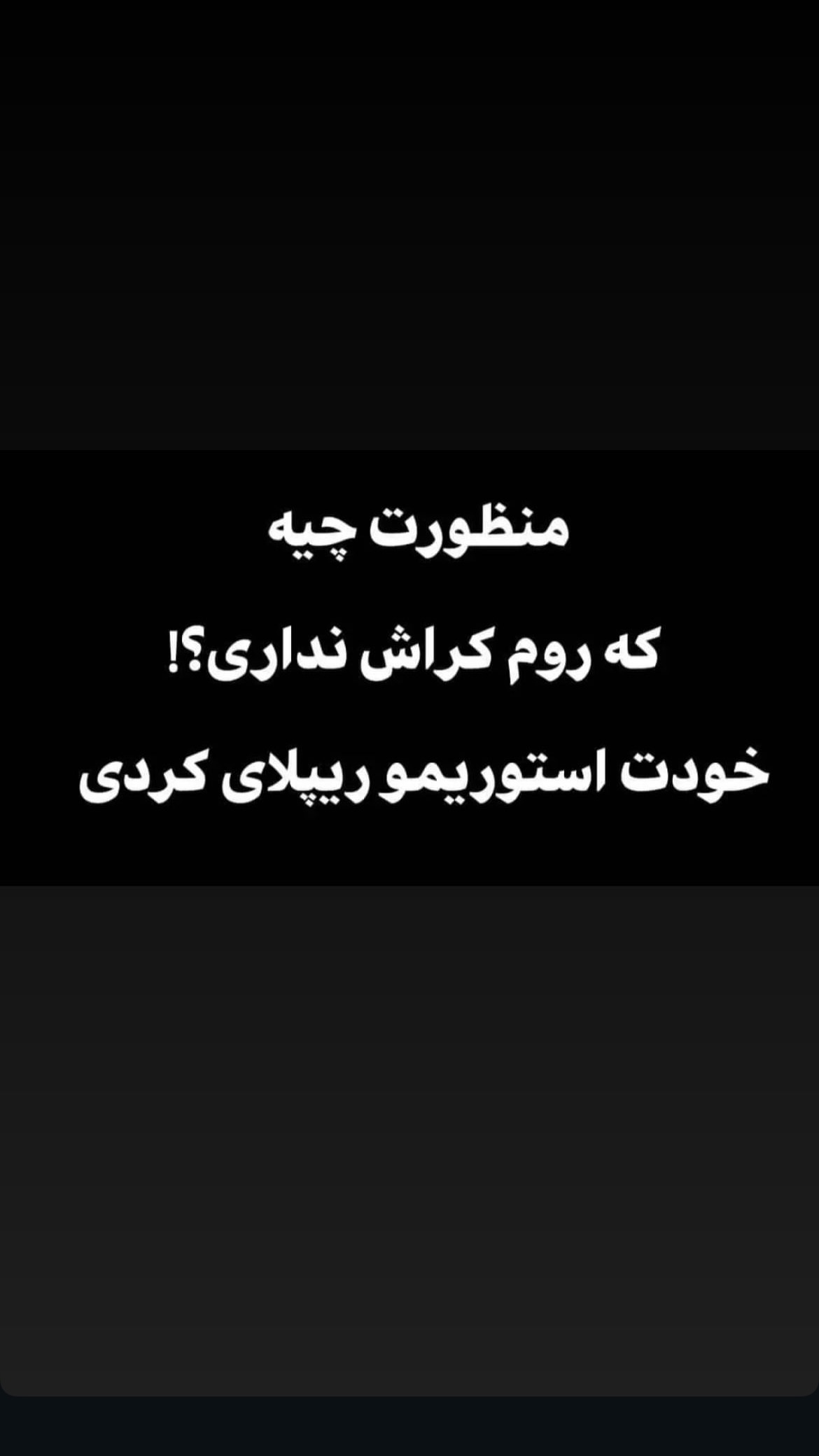  جدید ترین استوری اینستاگرام ویدا کیاروستمی