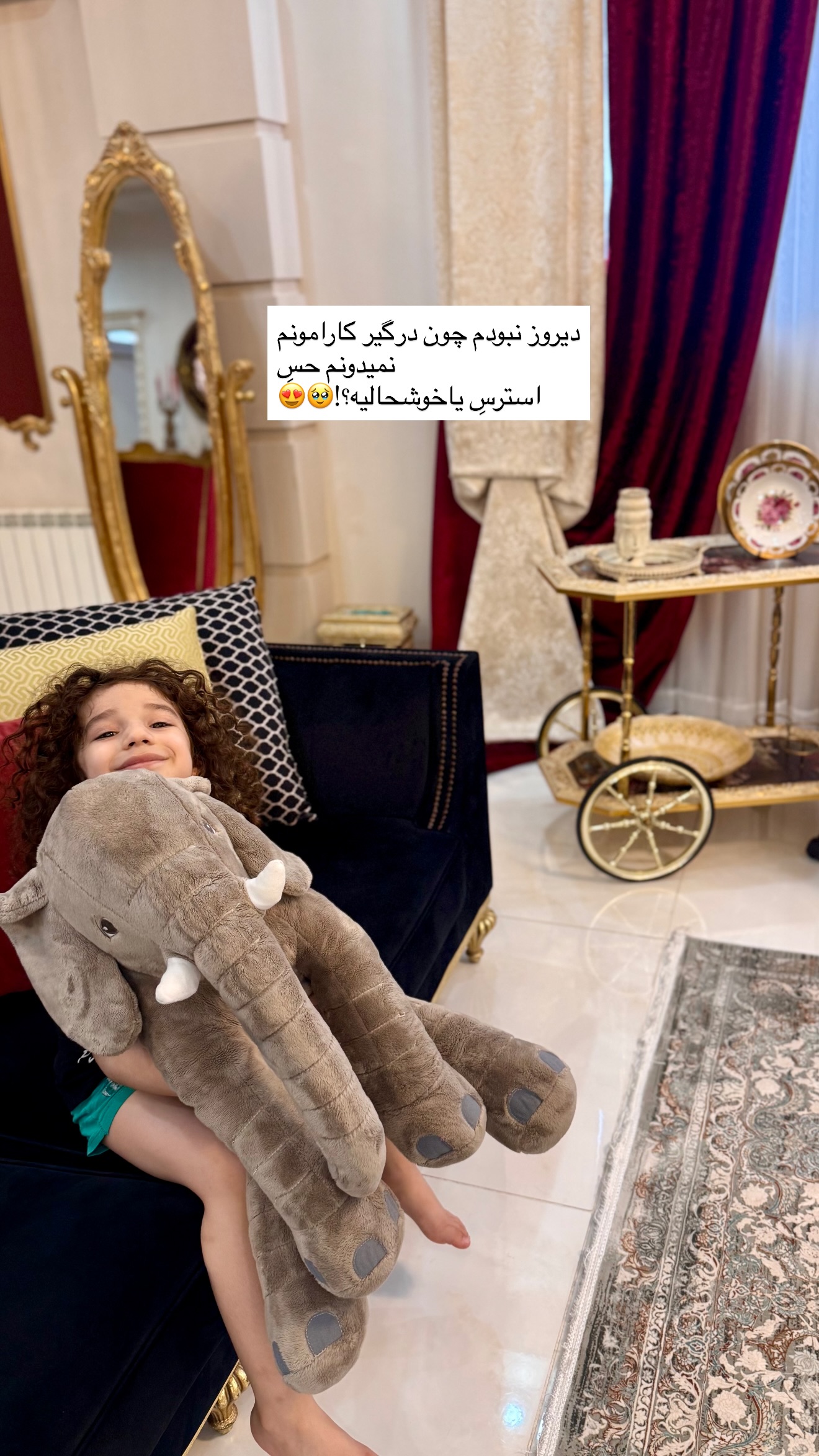  جدید ترین استوری اینستاگرام خانواده ویهان ایهان