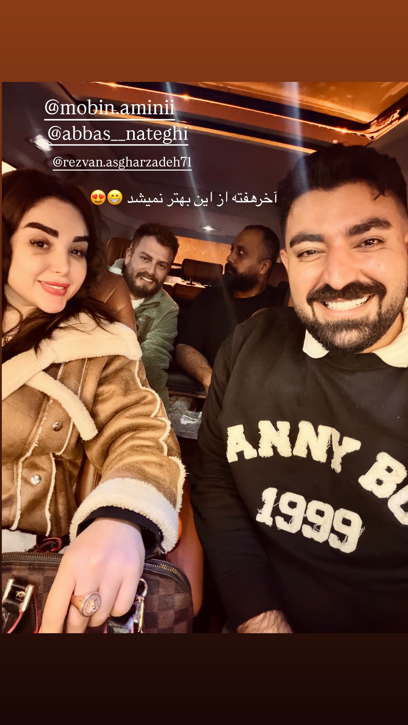  جدید ترین استوری اینستاگرام خانواده ویهان ایهان