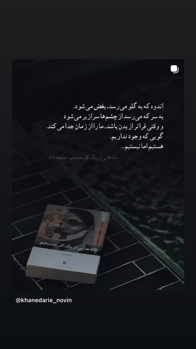  جدید ترین استوری اینستاگرام یلدا عباسی زنجانی