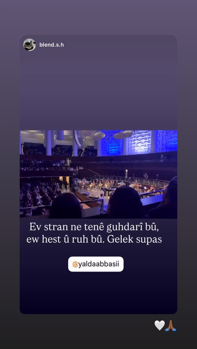  جدید ترین استوری اینستاگرام یلدا عباسی