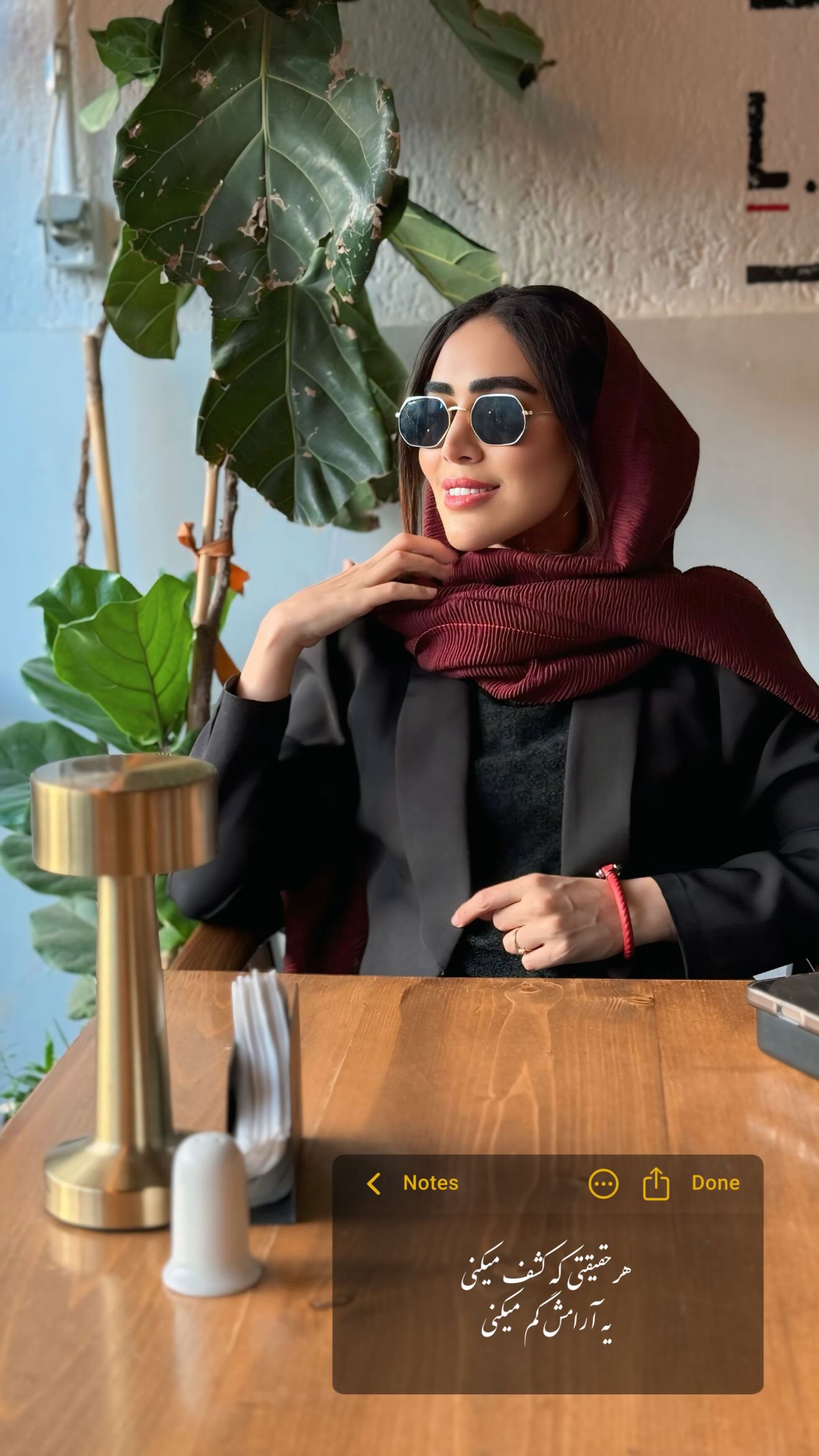  جدید ترین استوری اینستاگرام زهرا سادات یحیی زاده
