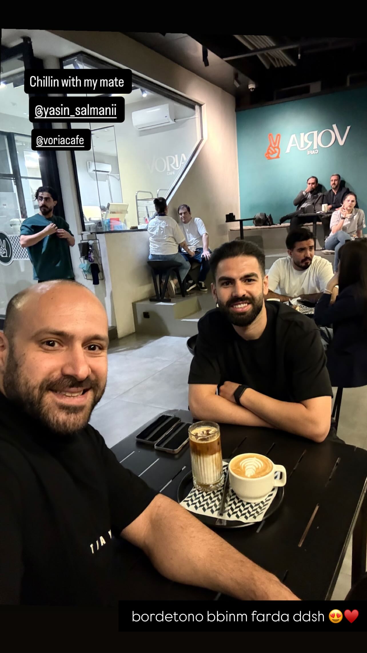  جدید ترین استوری اینستاگرام یاسین سلمانی