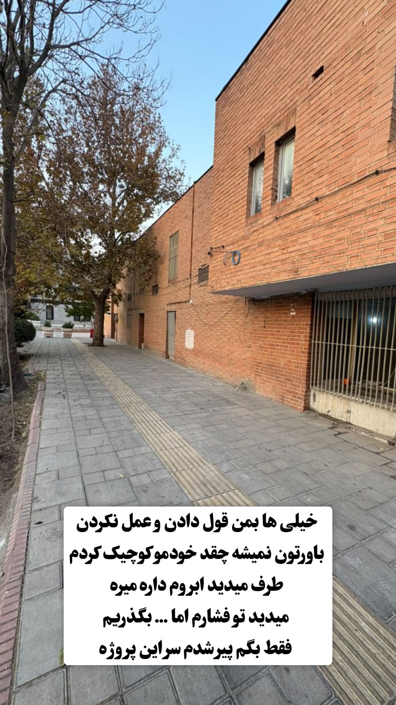  جدید ترین استوری اینستاگرام کمیل نظافتی آملی