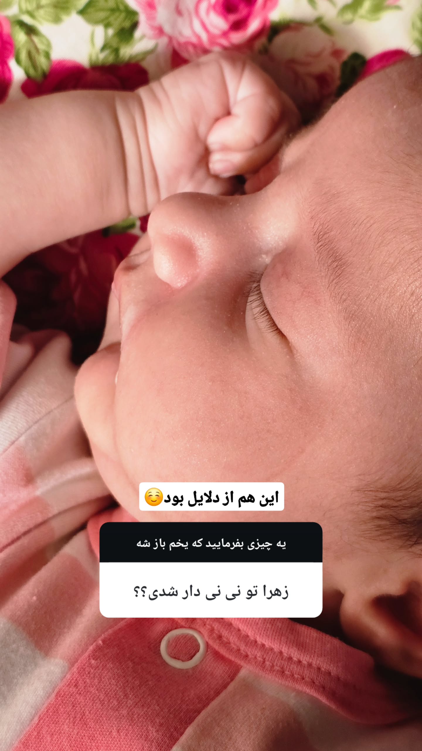  جدید ترین استوری اینستاگرام زهرا کاردانی