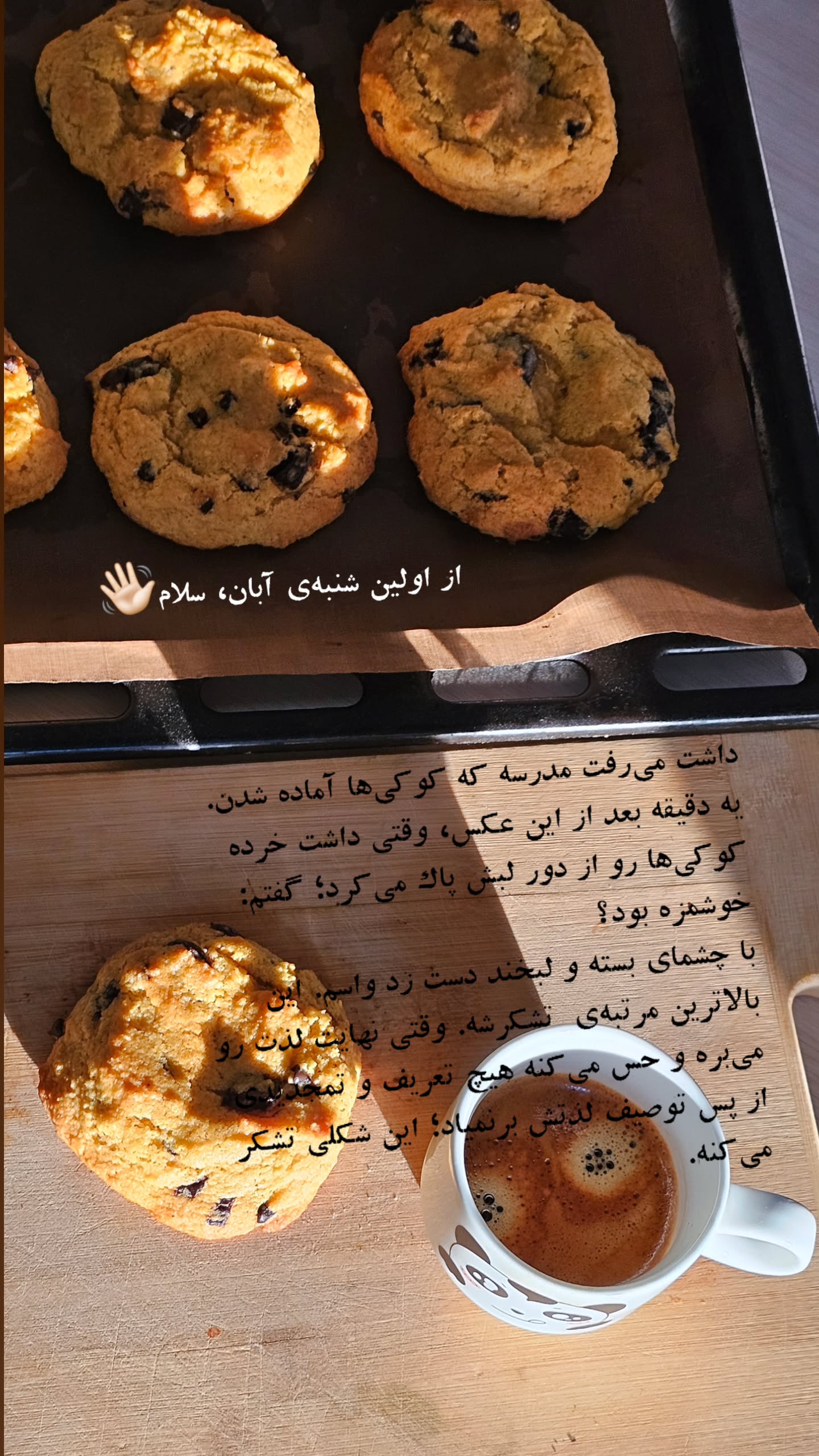  جدید ترین استوری اینستاگرام زهرا کاردانی