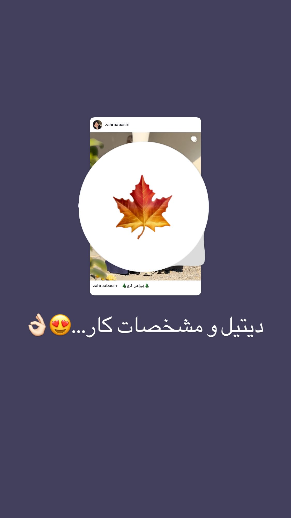  جدید ترین استوری اینستاگرام زهرا بصیری