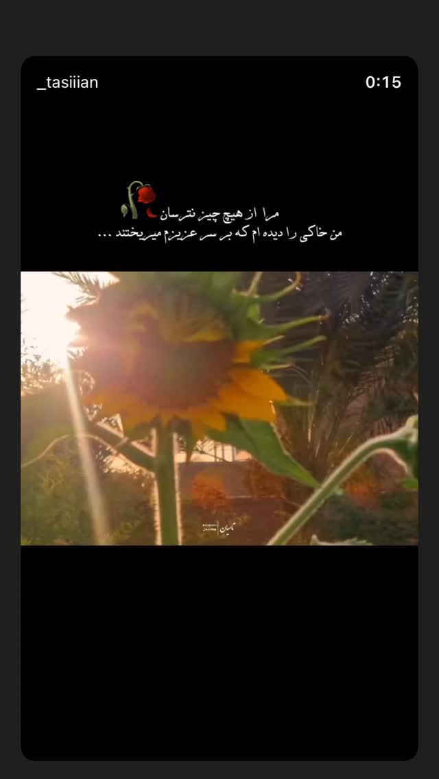  جدید ترین استوری اینستاگرام مبینا باقری