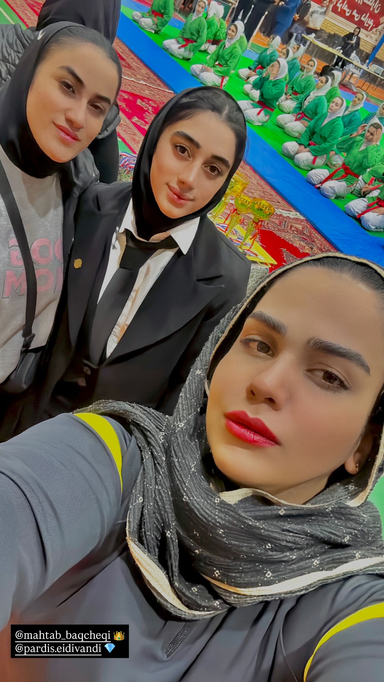  جدید ترین استوری اینستاگرام مبینا باقری