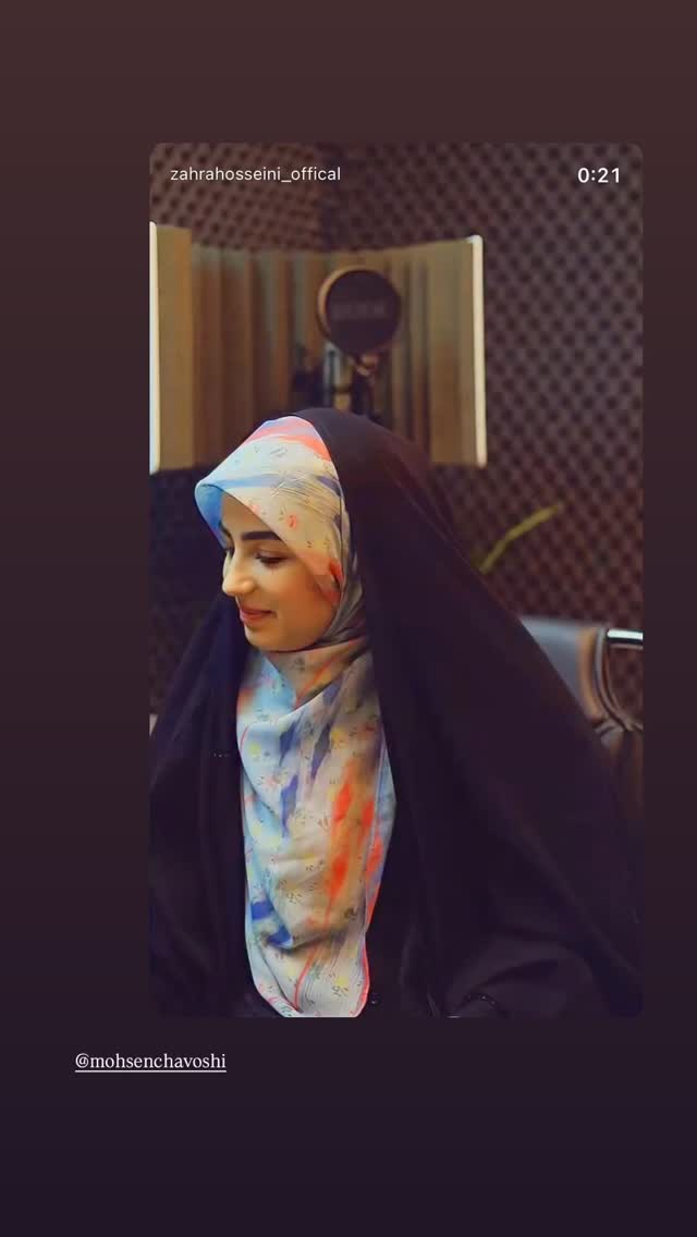  جدید ترین استوری اینستاگرام زهرا حسینی