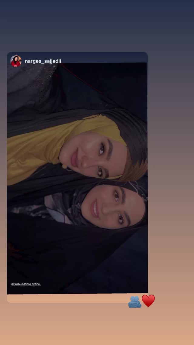  جدید ترین استوری اینستاگرام زهرا حسینی