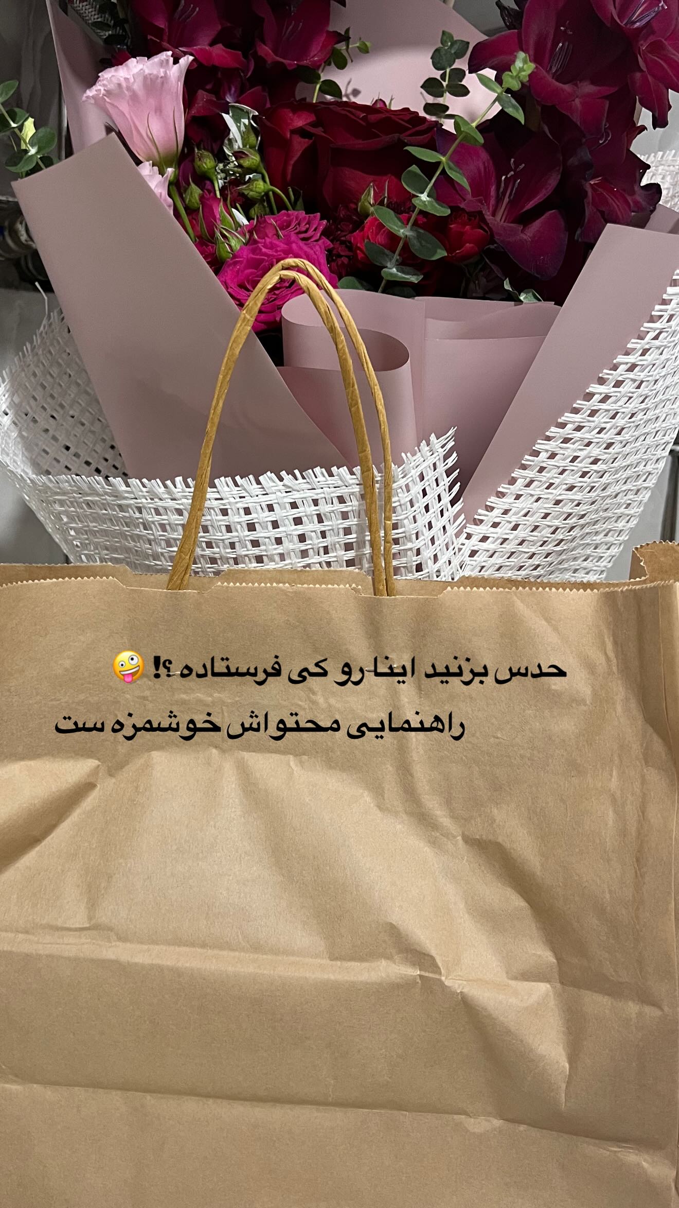  جدید ترین استوری اینستاگرام زهرا خواجوی