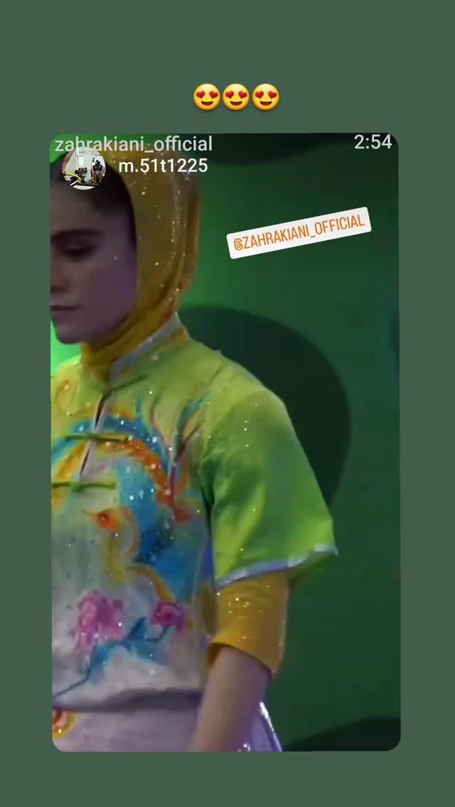  جدید ترین استوری اینستاگرام زهرا کیانی