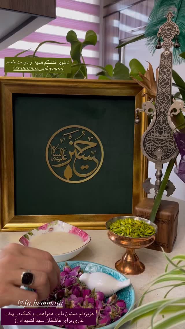  جدید ترین استوری اینستاگرام زهرا شاهین فر