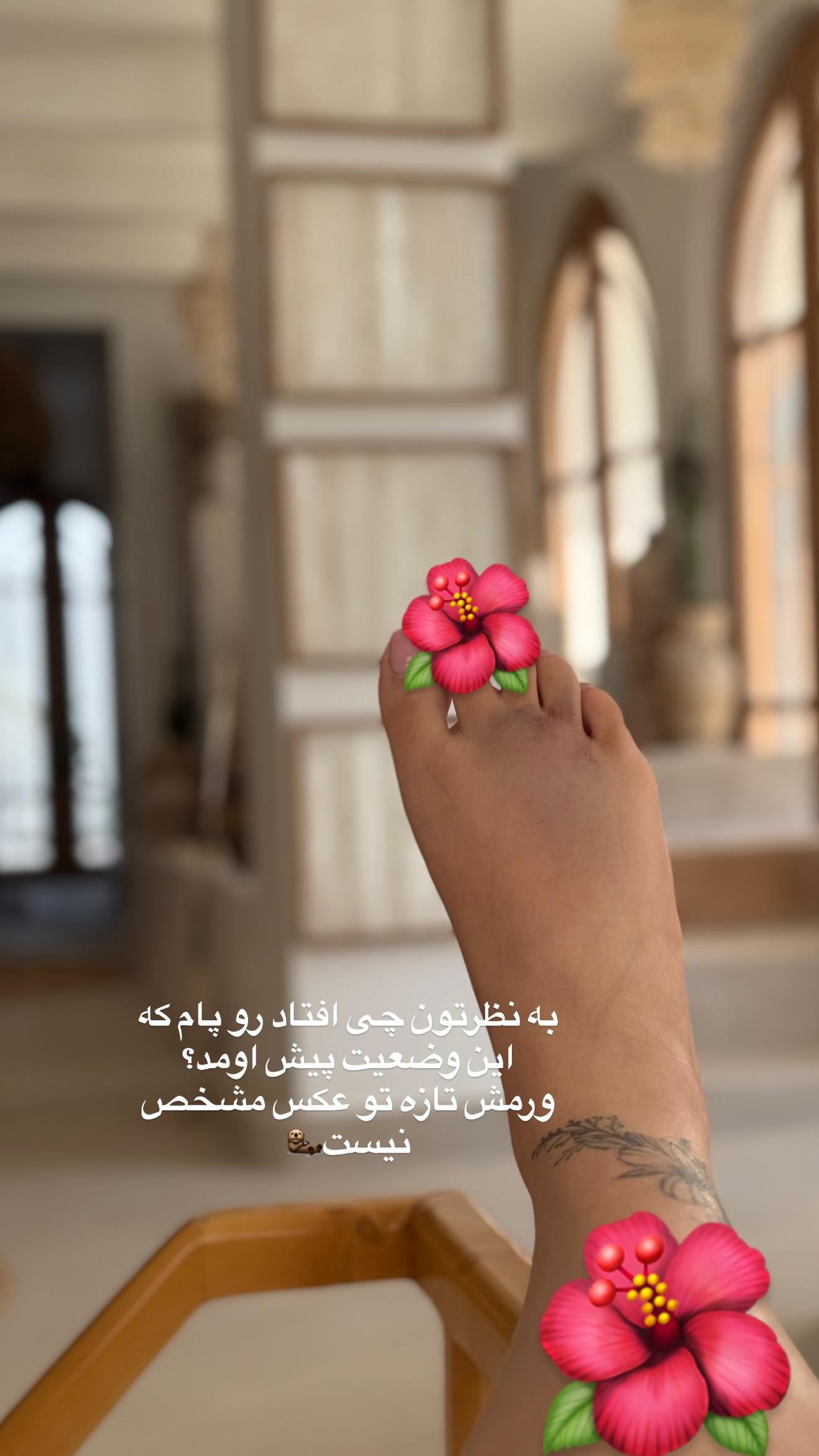  جدید ترین استوری اینستاگرام زهرا تاجیک