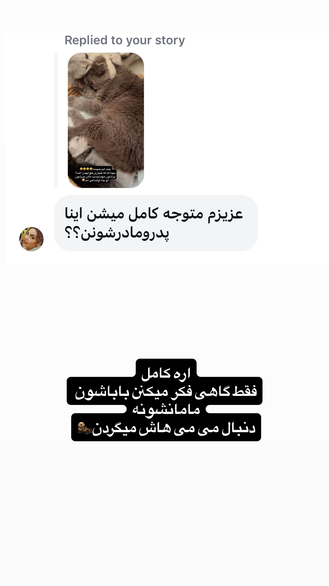  جدید ترین استوری اینستاگرام زهرا تاجیک